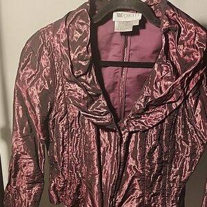 Worth Women's Shimmering Rose Blazer